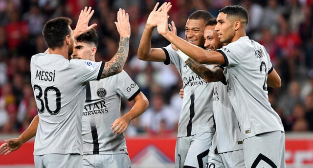 PSG tras goleada a Mónaco.