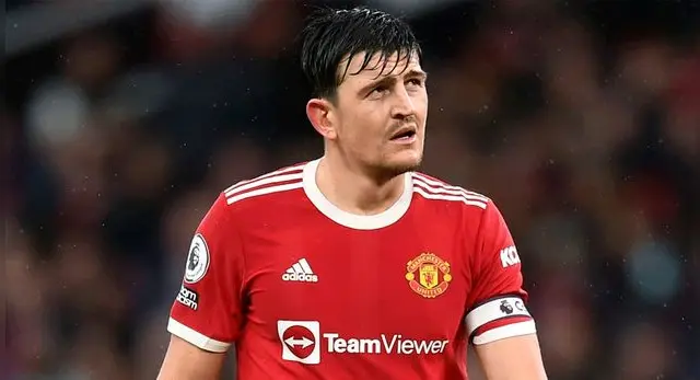 Harry Maguire con Manchester United.
