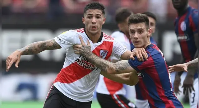 River Plate contra San Lorenzo.