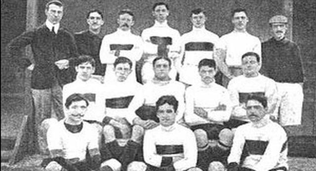 Lima Cricket fue el primer campeón del fútbol peruano en 1912.    