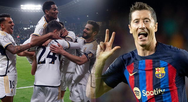 Real Madrid y Barcelona definen al campeón de la Supercopa de España.   