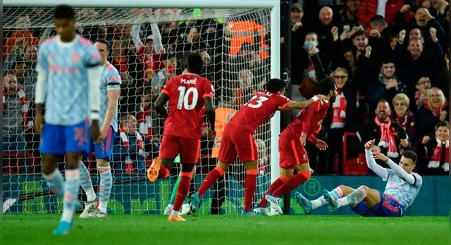 Liverpool triunfó en el último partido con Manchester United.