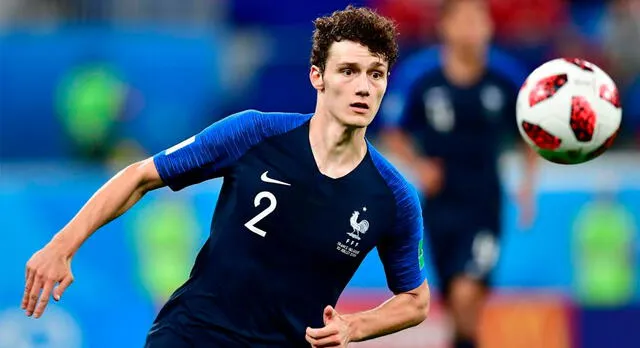 Benjamin Pavard en la Selección de Francia.