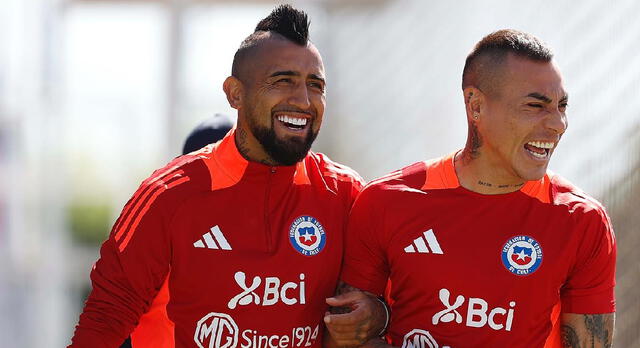 Arturo Vidal y Eduardo Vargas.