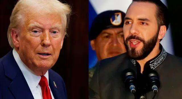 Bukele y Trump.