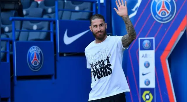 Presentación en sociedad de Sergio Ramos en PSG Presentación en sociedad de Sergio Ramos en PSG