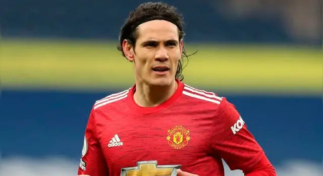 Edinson Cavani en Manchester United