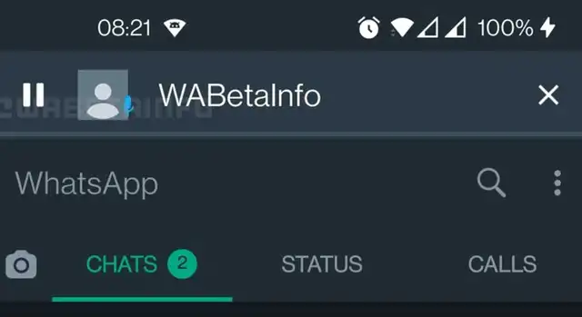  Escuchar audios de WhatsApp mientras estás en otros chats / Foto: WaBetaInfo   
