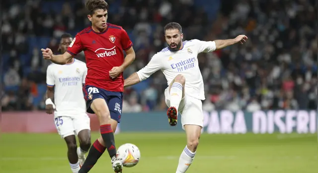 Real Madrid le ganó a Osasuna en su último enfrentamiento.