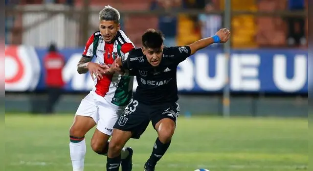 U. de Chile contra Palestino en el 2022.