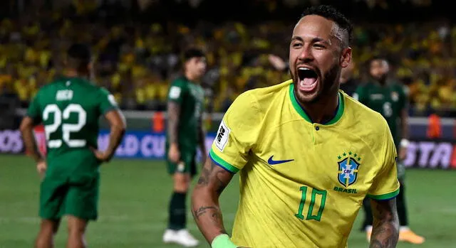 Neymar registra un doblete en las Eliminatorias 2026.   