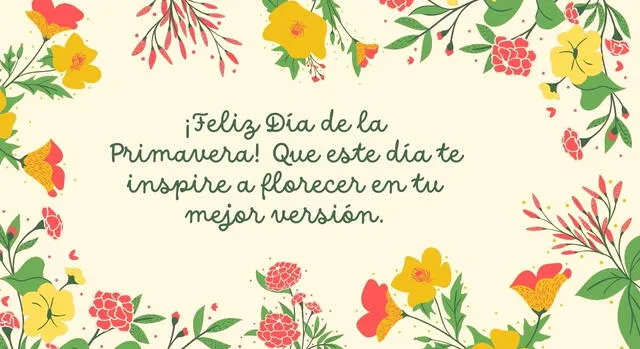 día de la primavera