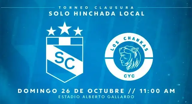 Sporting Cristal vs Los Chankas Sporting Cristal vs Los Chankas