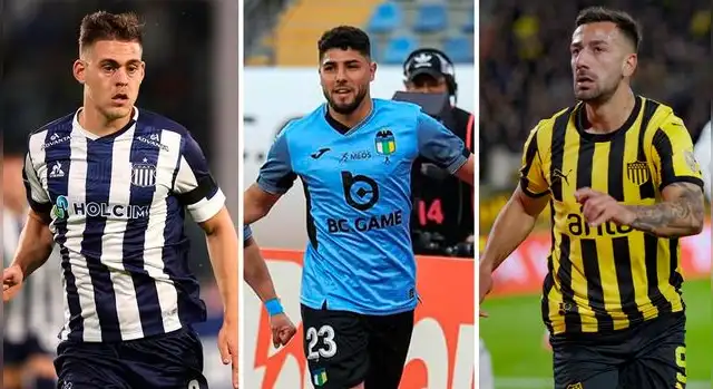 Federico Girotti, Maximiliano Araujo, Facundo Batista, Alianza Lima Federico Girotti, Maximiliano Araujo, Facundo Batista, Alianza Lima
