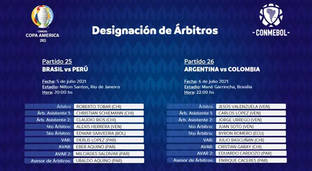 peru brasil arbitro