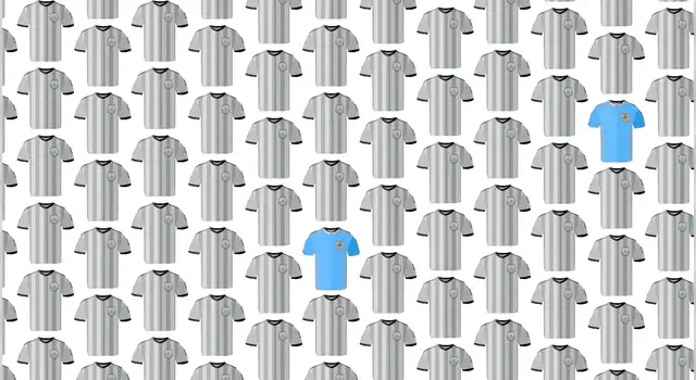 Solución: estas son las camisetas de Uruguay   