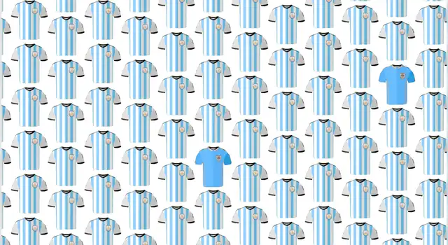 Encuentra la camiseta de Uruguay   