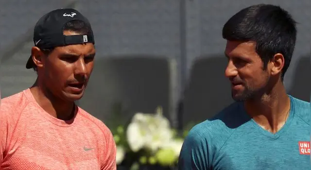 Rafael Nadal y Novak Djokovic