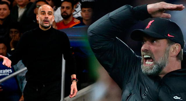 Pep Guardiola y Jürgen Klopp pelean punto a punto en la Premier League