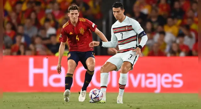 Portugal y España empatado en la fecha 1 de la Nations League.