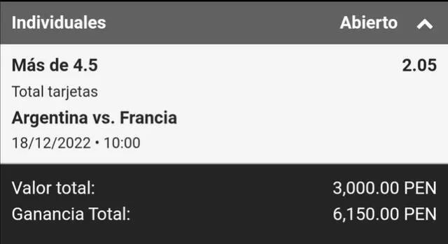 Mundial Qatar 2022 Argentina vs Francia