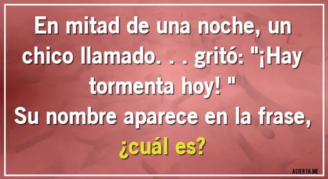 acertijo