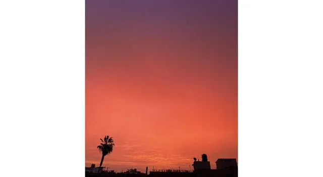 Cielo rojo