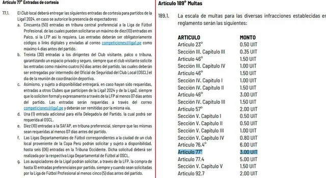 Multas por no entregar entradas de cortesía