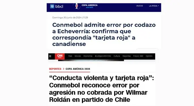Así reaccionaron medios chilenos tras la eliminación de la Copa América 2024   