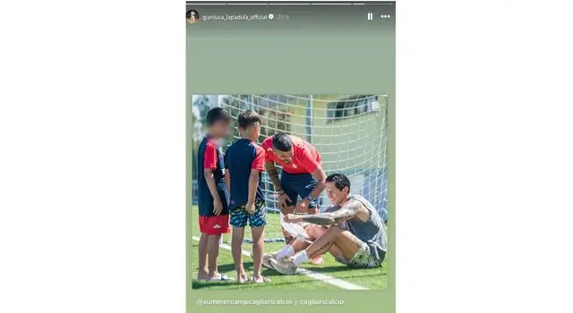 Así fue la publicación del peruano en Italia | Foto: Instagram Gianluca Lapadula   