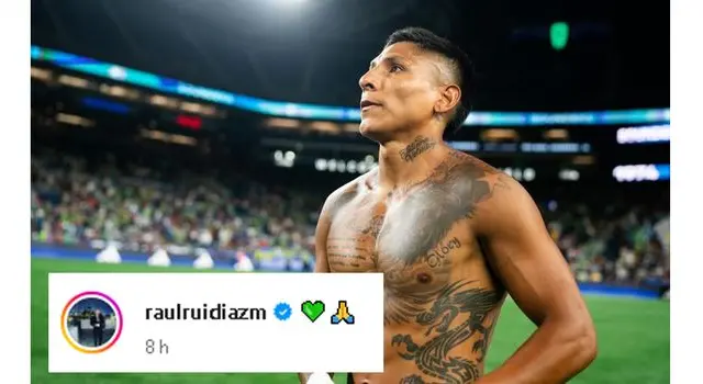 Así fue la publicación de Raúl Ruidíaz tras partido | Foto Instagram: Raúl Ruidíaz.   