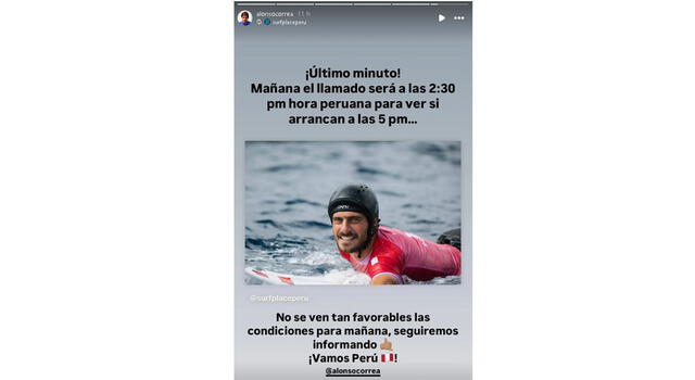 La publicación que compartió Correa en sus Instagram Stories | Foto: Instagram Alonso Correa La publicación que compartió Correa en sus Instagram Stories | Foto: Instagram Alonso Correa