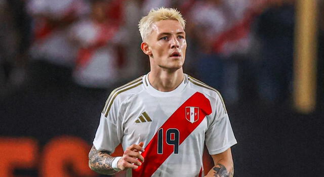 Oliver Sonne continua sumando minutos con la selección peruana.   