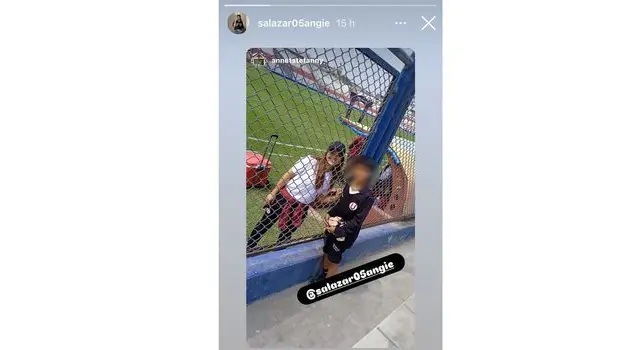 La publicación de Angie Salazar en estadio Iván Elías Moreno | Foto: Instagram Angie Salazar La publicación de Angie Salazar en estadio Iván Elías Moreno | Foto: Instagram Angie Salazar