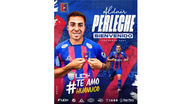 Alianza Universidad dio así la bienvenida a Aldair Perleche | Foto: Alianza Universidad de Huánuco    