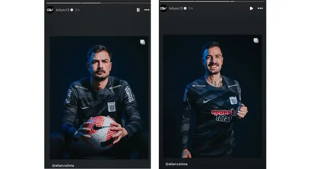 Las recientes publicaciones de Viscarra sobre Alianza Lima | Foto: Instagram Guillermo Viscarra   