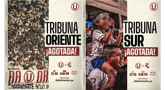 La publicación de Universitario sobre el partido ante Sporting Cristal   