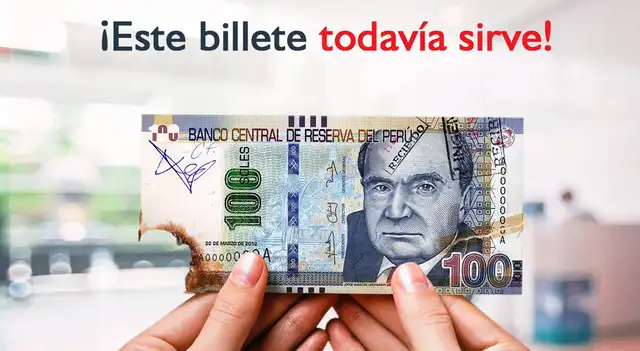  Conoce cómo cambiar un billete roto o desgastado   