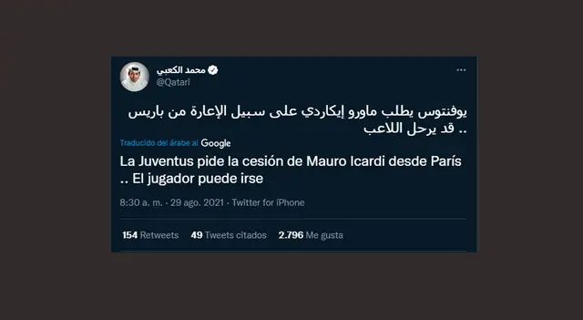 PSG Mauro Icardi Juventus