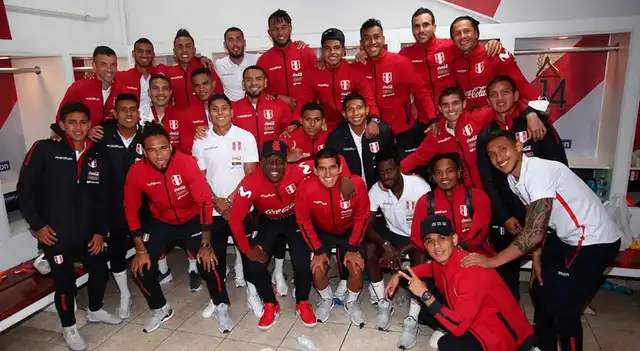 Postal de la Selección Peruana tras triunfo ante Venezuela.   
