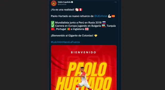Union Espanola Paolo Hurtado anuncia fichaje Union Espanola Paolo Hurtado anuncia fichaje