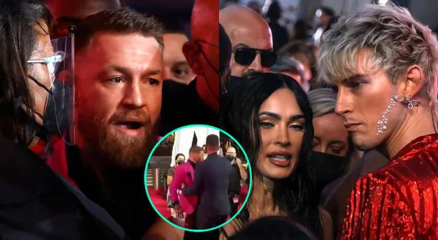 Conor McGregor y Machine Gun Kelly protagonizaron enfrentamiento. Conor McGregor y Machine Gun Kelly protagonizaron enfrentamiento.