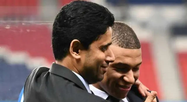 Presidente del PSG quiere contar con Mbappé por muchos años. Foto : AFP.   