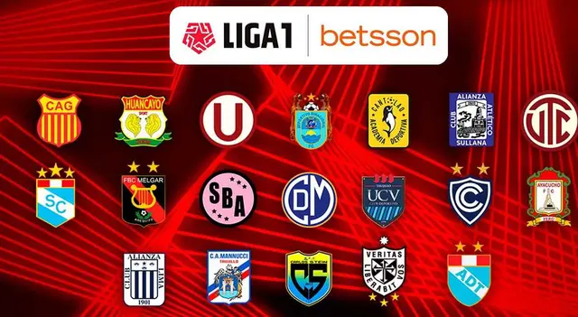 Liga 1, equipos del 2022