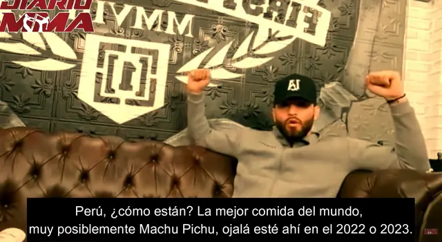 Masvidal promete visitar Perú   