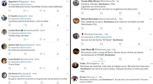 Hinchas de Boca Juniors se rindieron ante Carlos Zambrano.