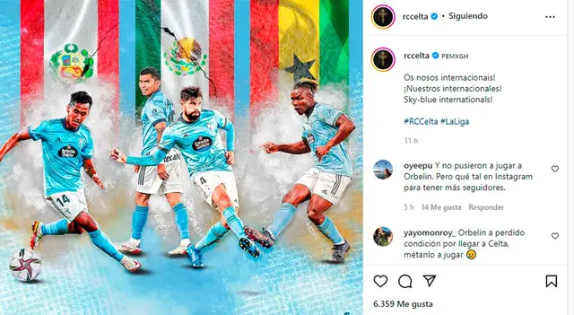 Celta de Vigo cuenta oficial   