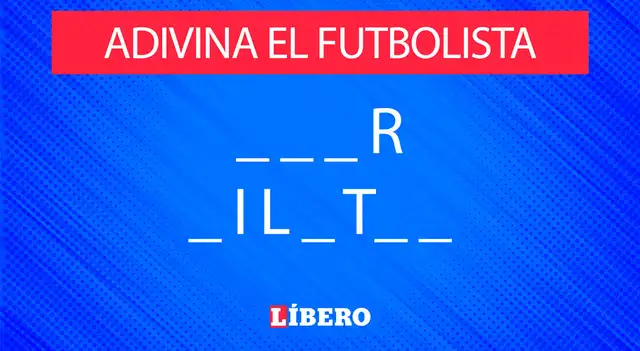 ¿Quién es este jugador? Foto: Composición Líbero   