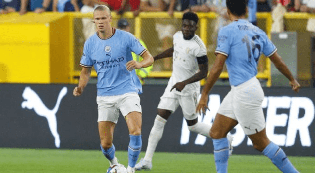  Erling Haaland en el Bayern Múnich vs. Manchester City.   