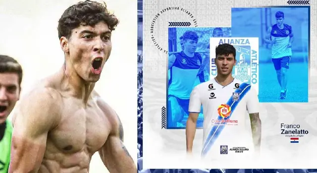 Franco Zanelatto en Alianza Atlético Franco Zanelatto en Alianza Atlético